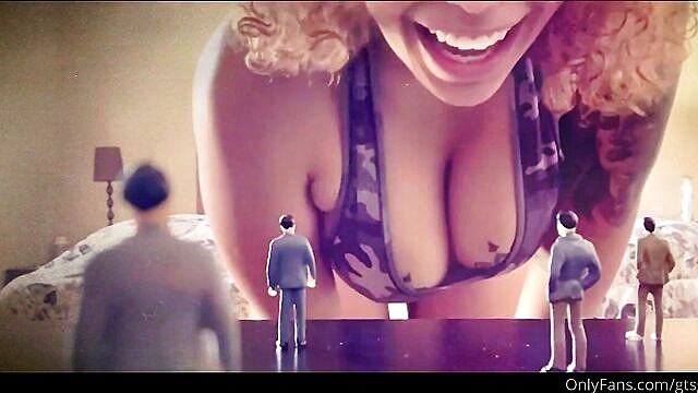 toy, ebony, anal - giant ebony woman swallows and toys with sub in porn vore video