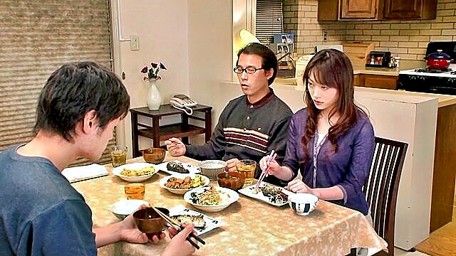 Akari Hoshino - sultry asian sister in law shares with brunette pornstar in intense clip