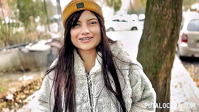 cute, fat ass, pervert - young latina gets kinky with an older chubby man