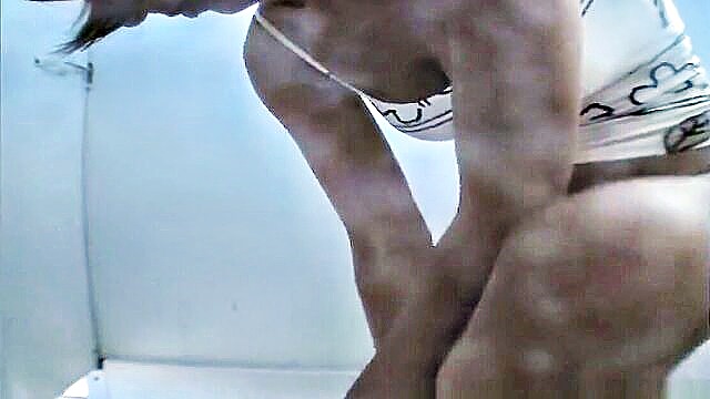 hidden camera captures thrilling changing room action at the beach in hd : delilah37