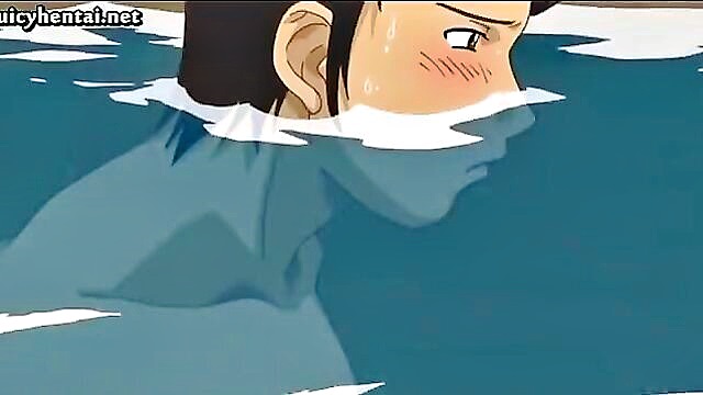 anime, lesbians, hentai - hentai maid sucks and masturbates in hindi porn video