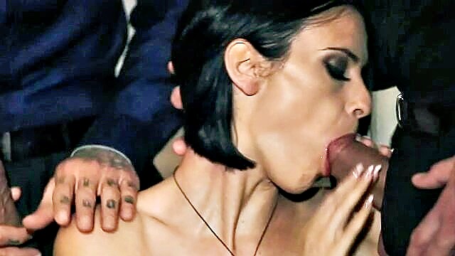 Nymphomaniac Jessie Volt indulges in a wild group sex session with two cocks, engaging in hardcore anal and vaginal sex, handjobs, and blowjobs. This thrilling scene unfolds in an xxx hd video com featuring Anna Claire, Claire Castel, and Anna Polina.