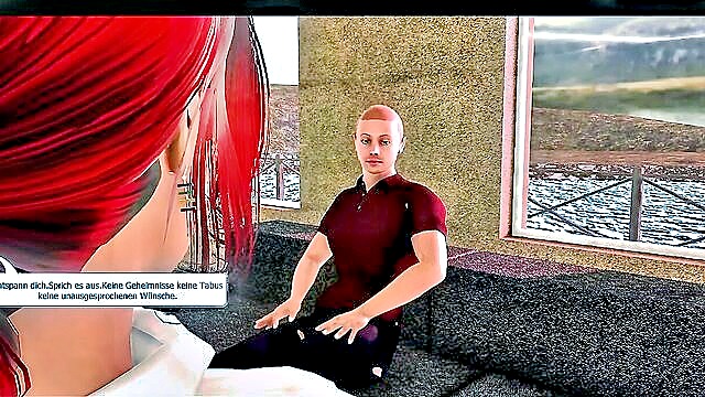 free sex with fiery haired teacher and eager student in animated lesson : Stephanice