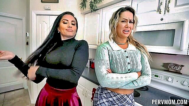 big tits, big boobs, cumshot - stepmoms compete for attention in xxx videos com production