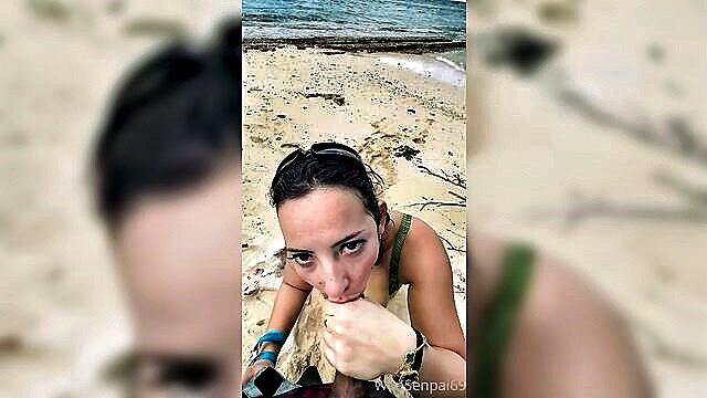 asian, amateur, big ass - woesenpais sensual asian lips eagerly suck a big dick