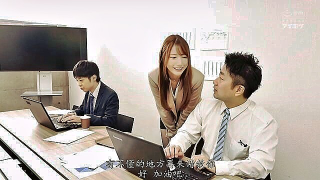 blowjob, hd porn 1080p, big tits - seductive co worker surprises with insatiable appetite japanese porn