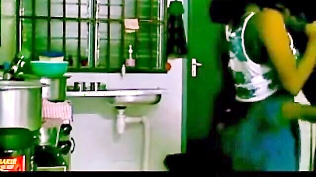 young couples passionate kitchen encounter in indian amateur porn : Gingernipple