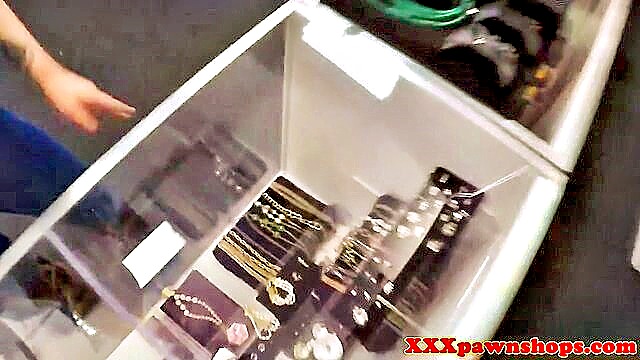 latest porn girlfriend blows pawnbrokers hard cock and gets facialized : xxxpawnshops