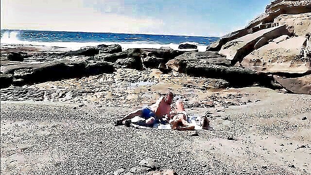 blind man enjoys beach anal sex with couple at adultprime : bridget43