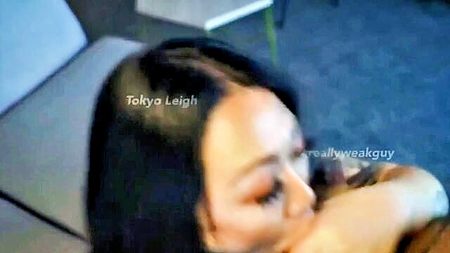 Tokyo Leigh - thick asian tokyo leigh handles bbc in lustful scene