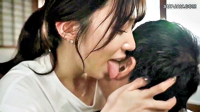 aika - bored housewife aika yamagishi enjoys footjob and blowjob with ji po ama