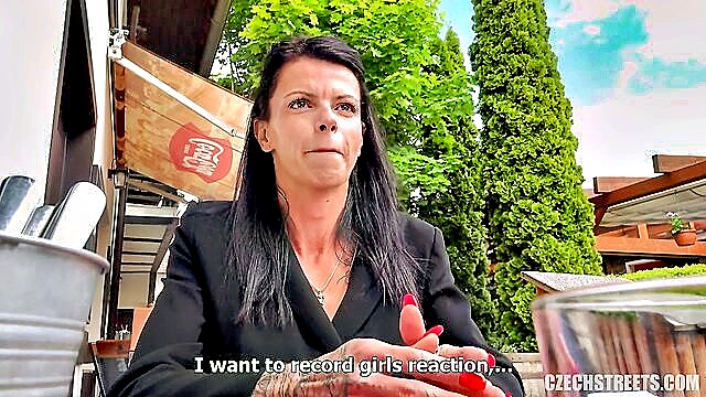 Czech beauty Nina Roca stars in a sizzling public display in this HD xxx porn video.