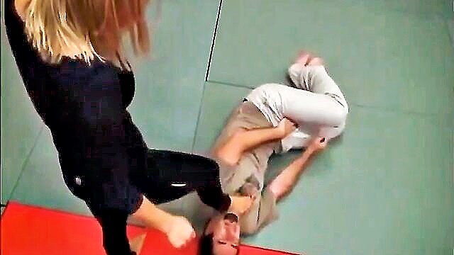 blonde porn star showcases karate kicks in hd : brannon89