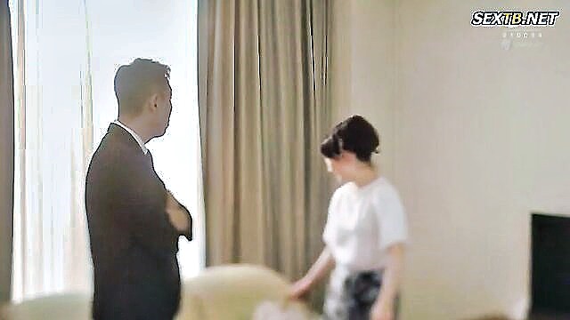 petite asian, japanese old man, japanese daughter - japanese grandfathers affection for his young granddaughter escalates