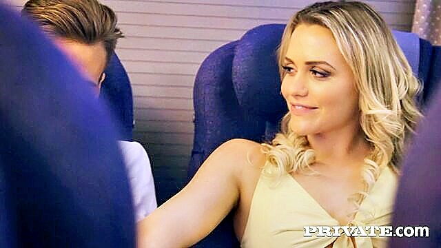 Mia Malkova, Chris Diamond - blonde mia malkovas steamy public sex in airborne lingerie