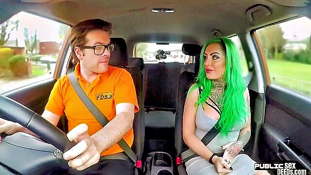busty european babe with tattoos gets fingered and pounded by her tutor : fakehub