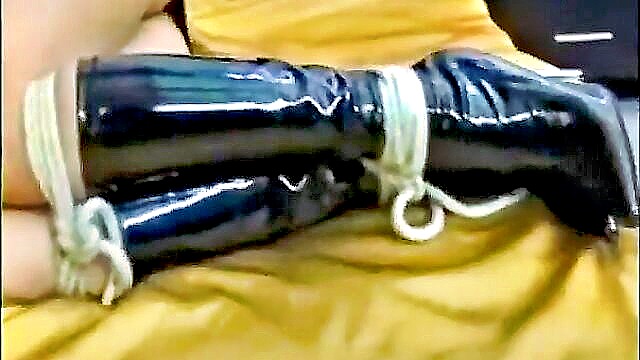 belle bound and teased in seductive bdsm play : leopold54