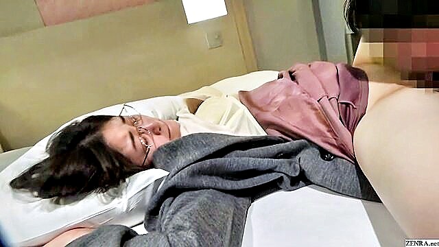 Hotwife - glasses clad wife fulfills hotwife fantasy in hotel