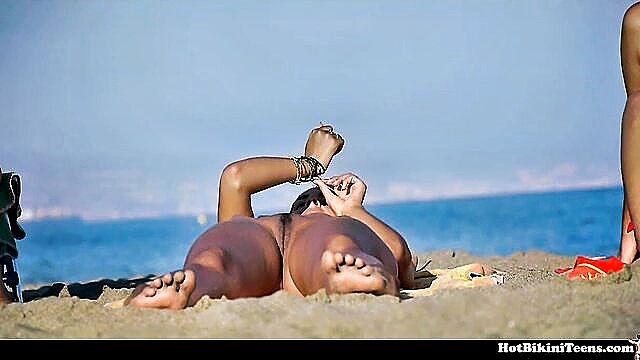 beach voyeur, nude beach, sex ass - spy cam captures secret moments at nude beach